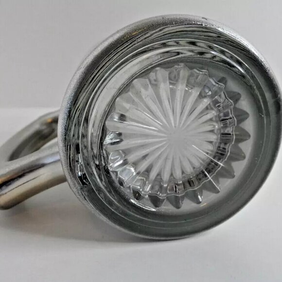 RARE Circus Circus Las Vegas Silver Heavy Glass Mug Hotel Casino Barware Theme - Picture 5 of 10